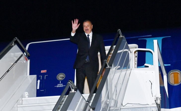 President Ilham Aliyev ended his working visit to Sochi
