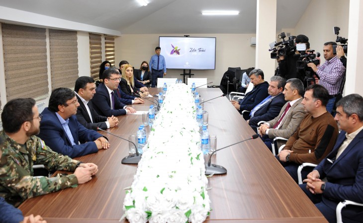 Vətən müharibəsində iştirak etmiş media nümayəndələri ilə görüş olub