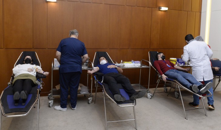 YAP Mərkəzi Aparatında Zəfər Günü münasibətilə qanvermə aksiyası keçirilib
