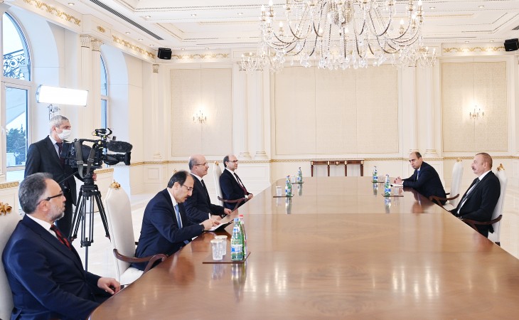 President Ilham Aliyev received president of Turkish Council of Higher Education