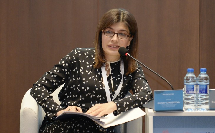 Günay Əfəndiyeva: Forumun mövzusu bizim üçün aktual maraq kəsb edir