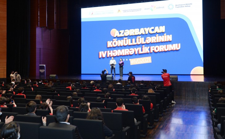 Azərbaycan Könüllülərinin IV Həmrəylik Forumu keçirilib