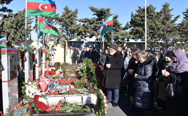Vətən müharibəsi şəhidi Ülvi Hacıyevin xatirəsi anılıb
