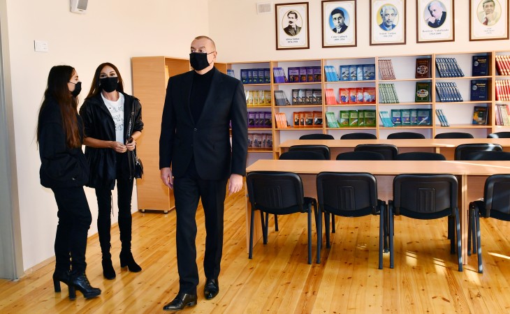 New school was constructed by Heydar Aliyev Foundation in Birinji Nugadi village, Guba
