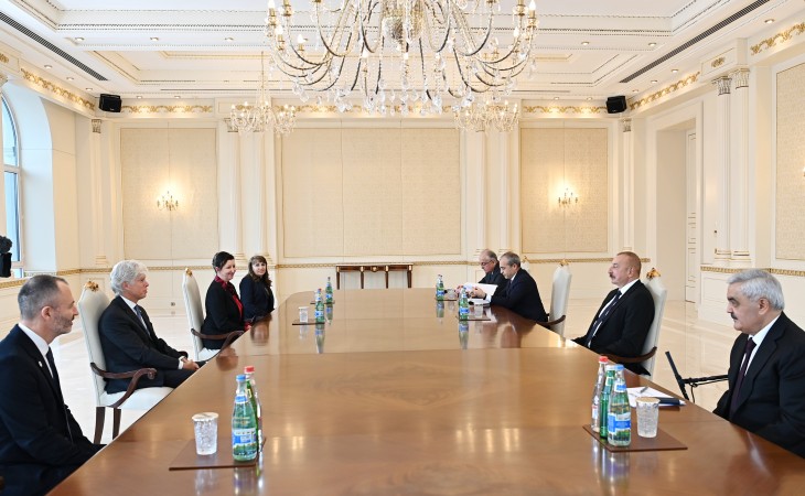 President Ilham Aliyev received President for Exploration and Production at TotalEnergies