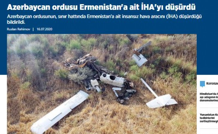 Türkiyə KİV-ləri Ermənistanın Azərbaycana qarşı təxribatını diqqətdə saxlayır