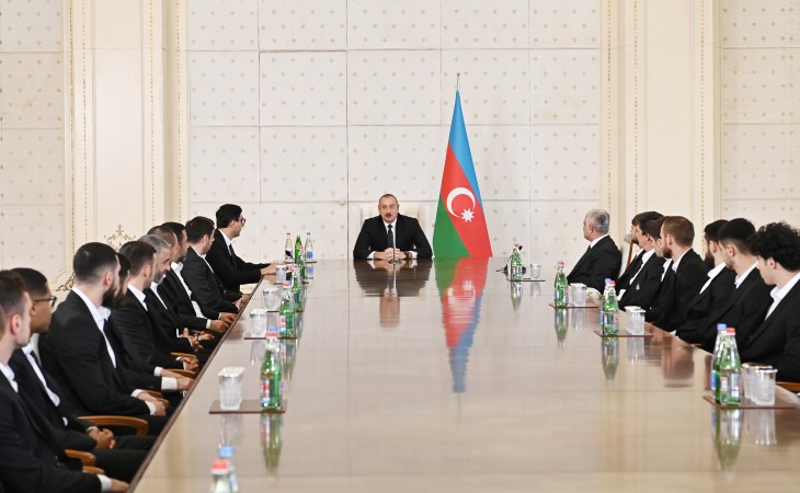 President Ilham Aliyev received members of 
