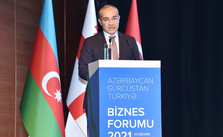 Bakıda Azərbaycan-Gürcüstan-Türkiyə biznes forumu keçirilir