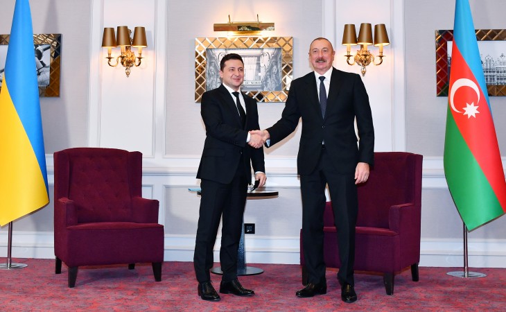 President Ilham met with Ukrainian President Volodymyr Zelensky in Brussels