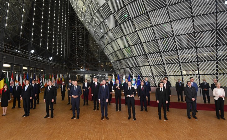 President Ilham Aliyev attended Eastern Partnership Summit of European Union in Brussels