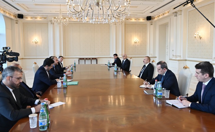 President Ilham Aliyev received Iranian foreign minister