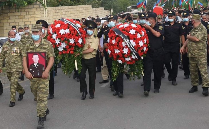 Похоронен прапорщик Яшар Бабаев