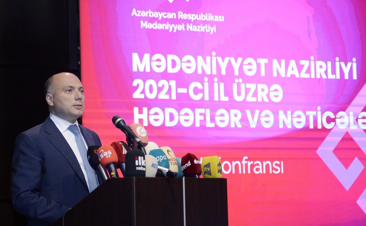 Mədəniyyət Nazirliyi 2021-ci il üzrə hədəflərinə dair nəticələri ictimaiyyətə açıqlayıb