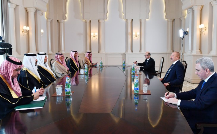 President Ilham Aliyev received delegation led by Saudi Arabia’s energy minister