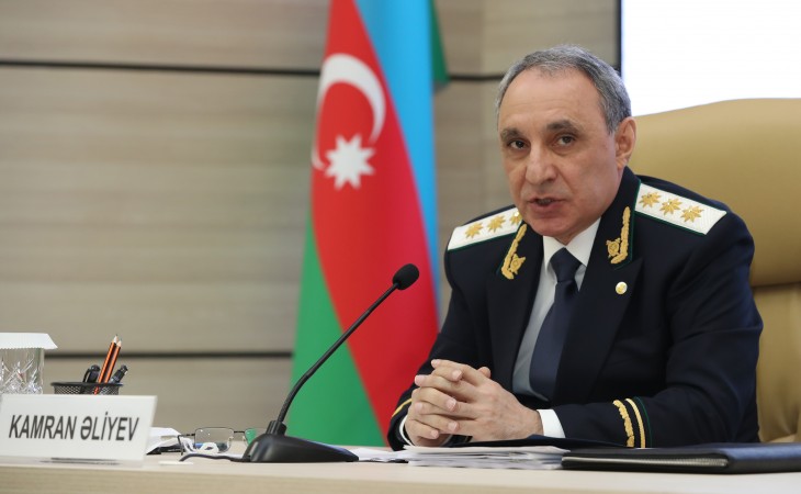 Кямран Алиев: Следственное управление Генеральной прокуратуры в прошлом году завершило расследование 96 уголовных дел в отношении 120 человек