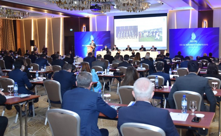 UEFA və FIFA nümayəndələri AFFA-nın hesabat konfransında iştirak edirlər