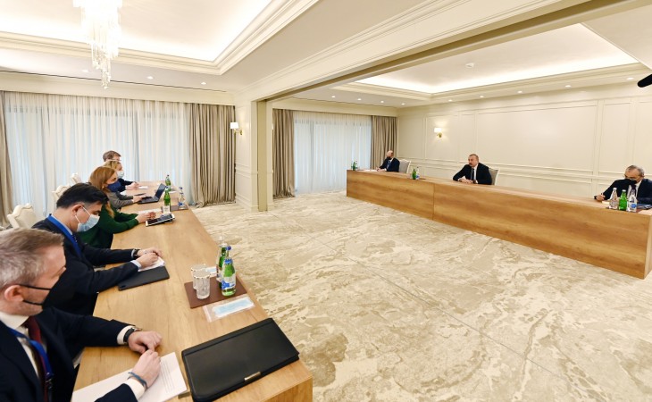 President Ilham Aliyev received delegation led by European Commissioner for Energy