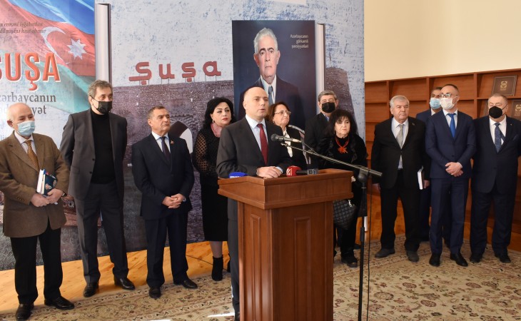Milli Kitabxanada “Şuşa – Azərbaycanın mədəniyyət paytaxtı” və “Xan Şuşinski” kitablarının təqdimatı olub