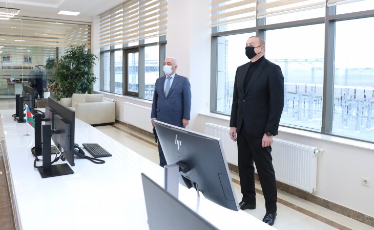 President Ilham Aliyev attended inauguration of “Gobu” Energy Junction VIDEO