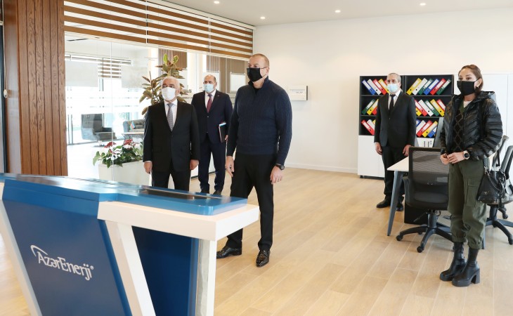 President Ilham Aliyev and First Lady Mehriban Aliyeva visited Aghdam district “Aghdam-1” and “Aghdam-2” substations and Karabakh Digital Management Center were launched