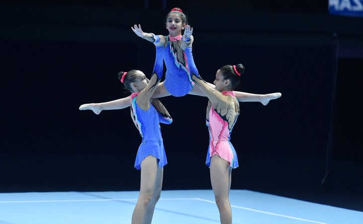 Akrobatika gimnastikası üzrə 27-ci Azərbaycan birinciliyi və Bakı çempionatının birinci gününə yekun vurulub
