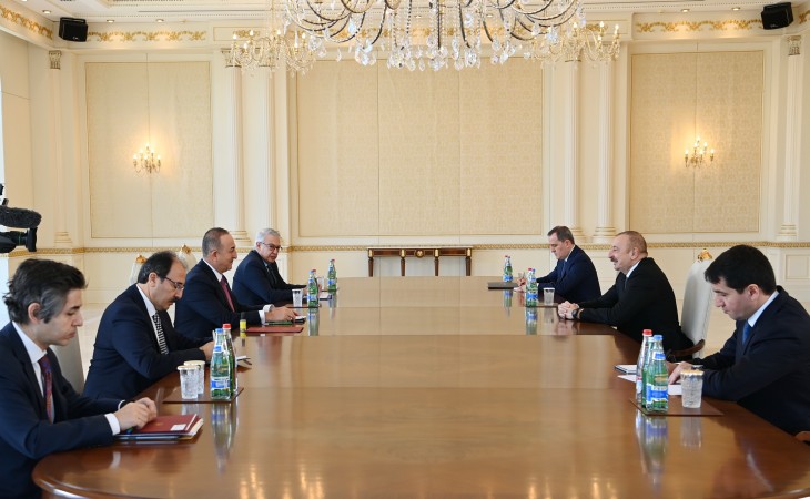 President Ilham Aliyev received Foreign Minister of Turkiye