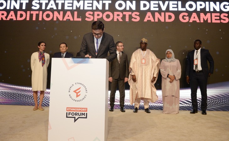 V Beynəlxalq Etnosport Forumunun iştirakçıları birgə bəyanat qəbul ediblər