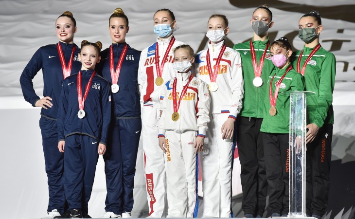 Rusiyalı gimnastlar Bakıda qızıl medal qazanıblar