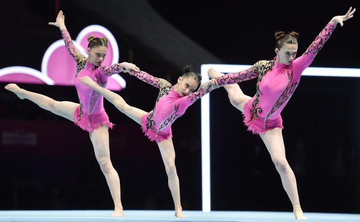 Azərbaycanın qadın qrupu Bakıda keçirilən akrobatika gimnastikası üzrə dünya yaş qrupları yarışlarında qızıl medal qazanıb