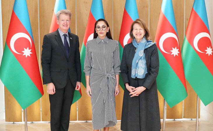 First Vice-President Mehriban Aliyeva met with UK Prime Minister's Trade Envoy to Azerbaijan