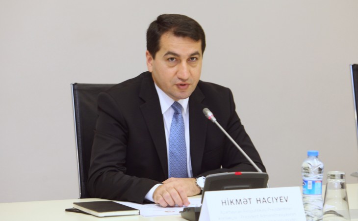 Hikmət Hacıyev: Ermənistan son hərbi təxribatı ilə qarşıya qoyduğu heç bir məqsədə nail ola bilmədi