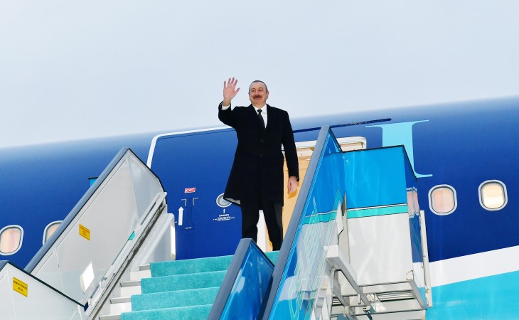 President Ilham Aliyev completed his working visit to Turkiye
