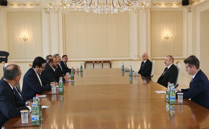 President Ilham Aliyev received delegation led by Iran’s Minister of Roads and Urban Development