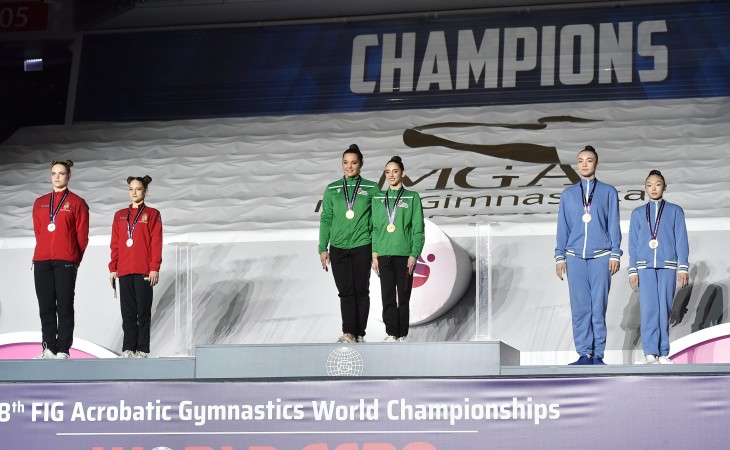 Portuqaliya gimnastları Bakıda keçirilən dünya çempionatında qızıl medal qazanıblar