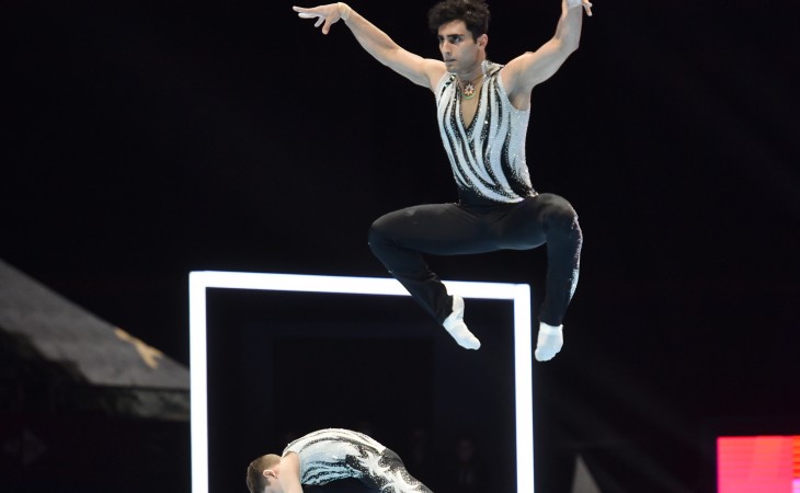 Azərbaycanın kişi cütlüyü “Bakı-2022”də temp hərəkətində çıxışını təqdim edib