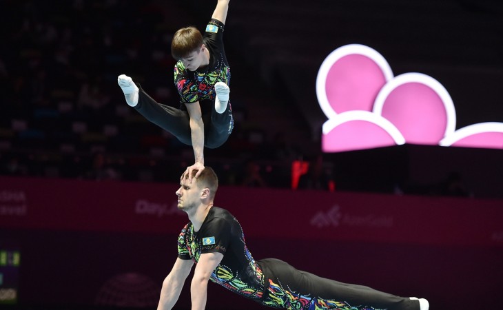 Bakıda keçirilən akrobatika gimnastikası üzrə 28-ci dünya çempionatı sona yaxınlaşır