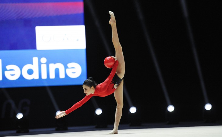 Mədinə Dəmirova gənc gimnastların çöxnövçülük yarışında Azərbaycan çempionu olub