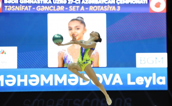 Bədii gimnastika üzrə 27-ci Azərbaycan çempionatında top ilə final yarışının iştirakçıları müəyyənləşib