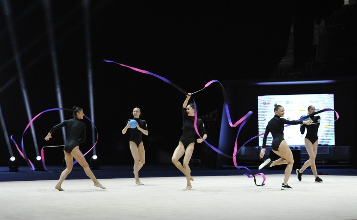 Bakıda bədii gimnastika üzrə Azərbaycan çempionatı davam edir