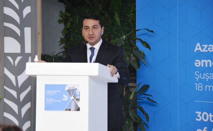 Hikmət Hacıyev: Şuşa Azərbaycanın sürətlə inkişaf edən, yenidən qurulan bir şəhəridir