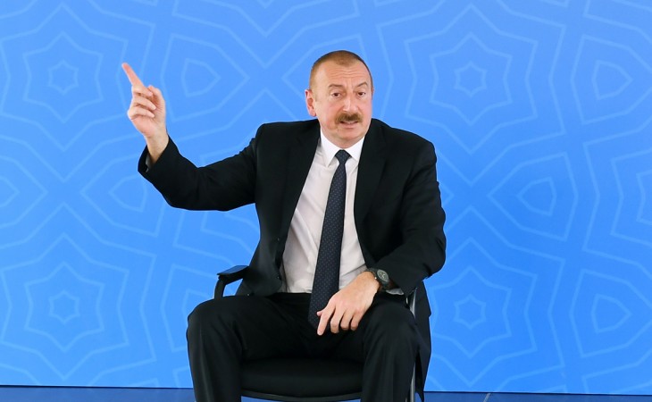 Prezident: Ermənistanın hərbi infrastrukturunun dəqiqliklə vurulması müasir silahlar hesabına mümkün olub