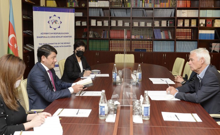 Dövlət Komitəsində almaniyalı professorla görüş keçirilib