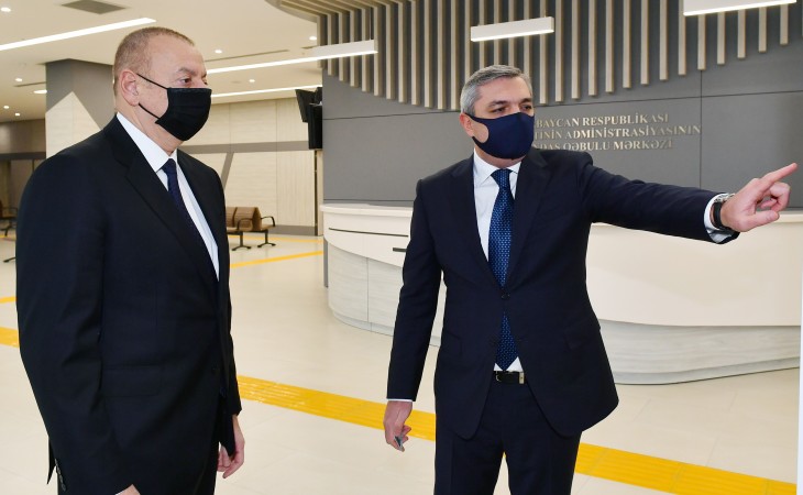 President Ilham Aliyev attended inauguration of Citizens Reception Center of Presidential Administration