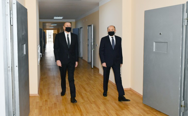 President Ilham Aliyev viewed conditions created in newly-built modern penitentiary institutions in Baku