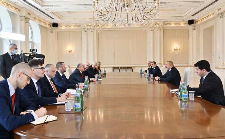 President Ilham Aliyev received delegation led by OSCE Chairman-in-Office