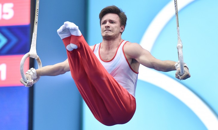 Azərbaycanın üç gimnastı Bakıda təşkil olunan dünya kuboku yarışlarında çıxışını təqdim edib