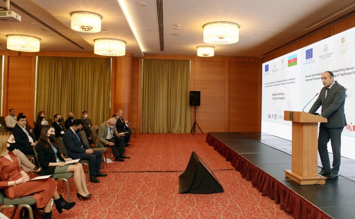 Ənənəvi qida məhsullarının təkmilləşdirilmiş təşviqi və marketinqi layihəsi yekunlaşıb
