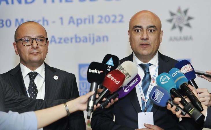 Azərbaycanda mina probleminə həsr olunmuş beynəlxalq konfransın nəticələrinə dair brifinq keçirilib
