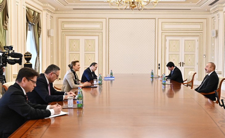 President Ilham Aliyev received delegation led by Secretary General of Council of Europe