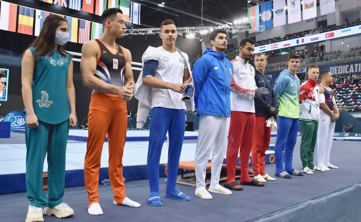 Bakıda idman gimnastikası üzrə dünya kuboku yarışları davam edir